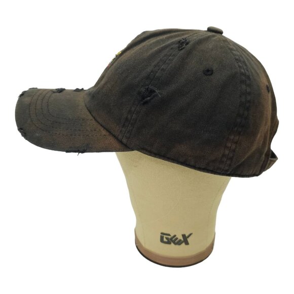 Muka Henny Bottle Groot Distressed Faded Adjustable Cap Trucker Baseball Hat - Picture 10 of 13